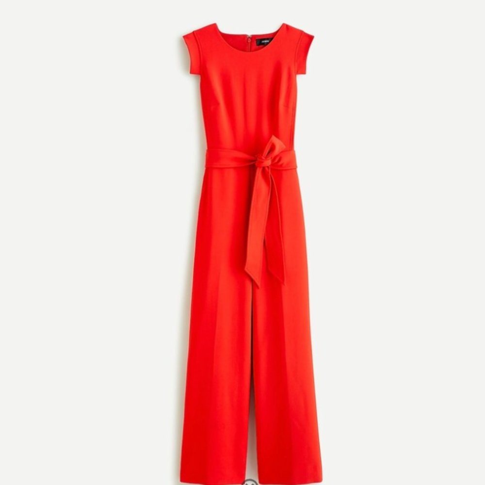 Jcrew resume jumpsuit in stretch crepe
